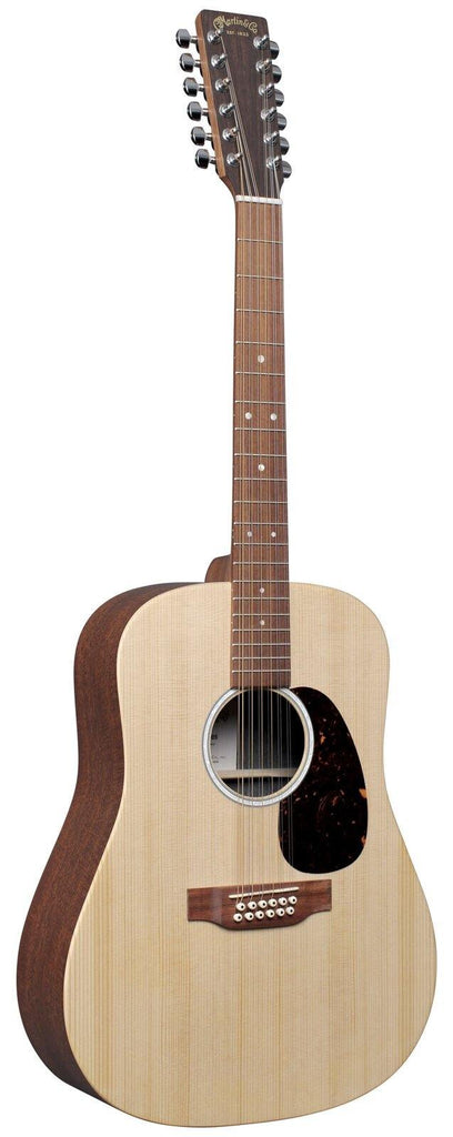 Martin DX2E 12 String X Series Electro Acoustic in Natural with Gig Ba