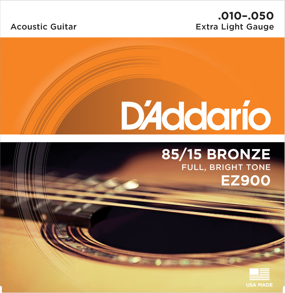 D Addario EZ900 85 15 Bronze Acoustic Guitar Strings Extra Light