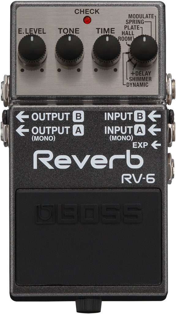 Boss RV6 Digital Reverb Stereo Guitar Effects Pedal