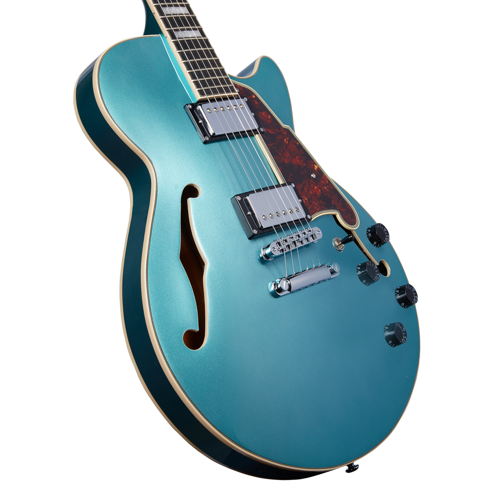 D'Angelico Premier SS Single Cut Semi-hollow with Stop-bar Tailpiece i