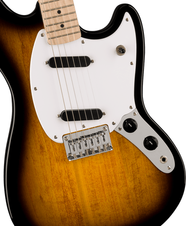 Squier Sonic Mustang Maple Neck WPG 2 Tone Sunburst