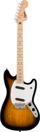 Squier Sonic Mustang Maple Neck WPG 2 Tone Sunburst