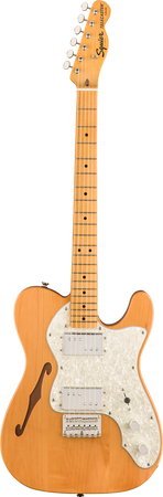 Squier Classic Vibe 70's Telecaster Thinline in Natural with Maple Fretboard