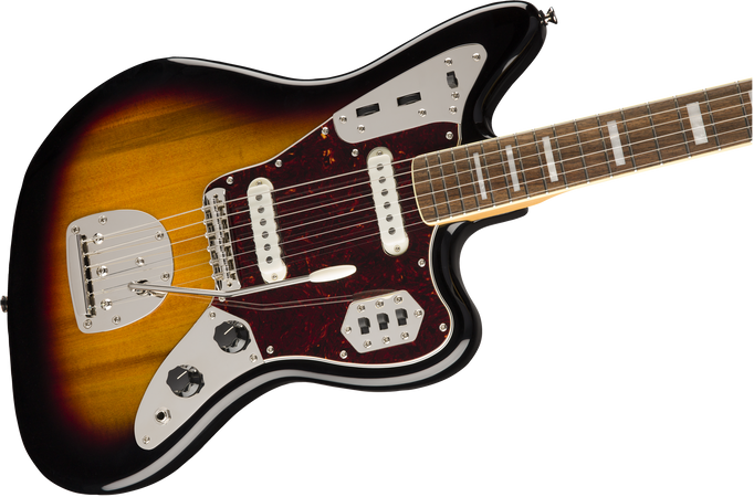 Squier Classic Vibe 70's Jaguar in 3 Tone Sunburst with Laurel Fretboard