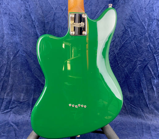 Jet Guitars JJ-350 Offset Electric Guitar in Trans Green