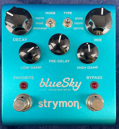 Strymon Blue Sky Reverb Pedal Pre-owned No Box