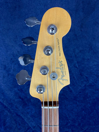 Fender American Pro P-Bass Rosewood FB in Olympic White Tort Guard Pre-owned