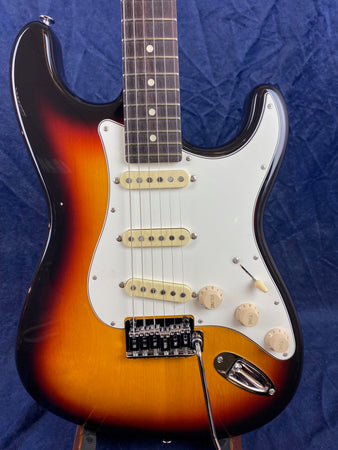 FGN Boundary ST SSS Rosewood Fretboard in 3-Tone Sunburst