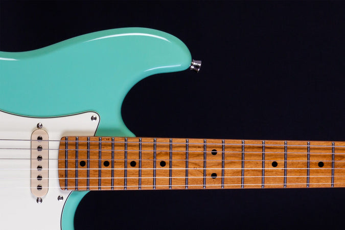 Jet Guitars JS-300 S-Type Electric Guitar in Sea Foam Green