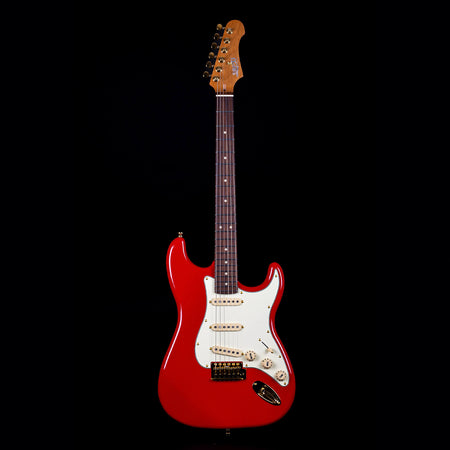 Jet Guitars JS-380 S-Type SSS Gold Hardware in Red