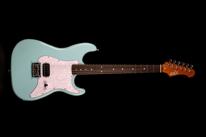 Jet Guitars JS-400 S-Type Single HB Hardtail in Blue