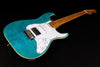 Jet Guitars JS-450 Flame Top Roasted Maple in Ocean Blue