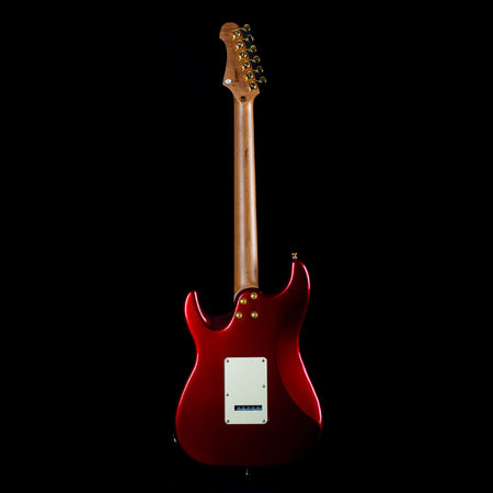 Jet Guitars JS-480 S-Type HSS Gold Hardware in Wine Red