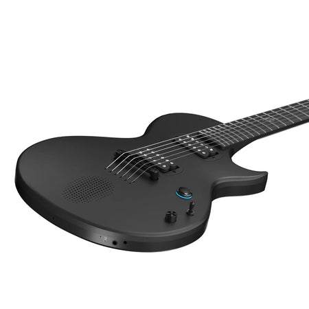 Enya Nova Go Sonic Smart Electric Guitar in Black Carbon Fiber with Case