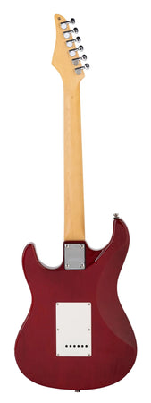 Sceptre Ventana Deluxe HSS in See-Thru Red Walnut Fretboard