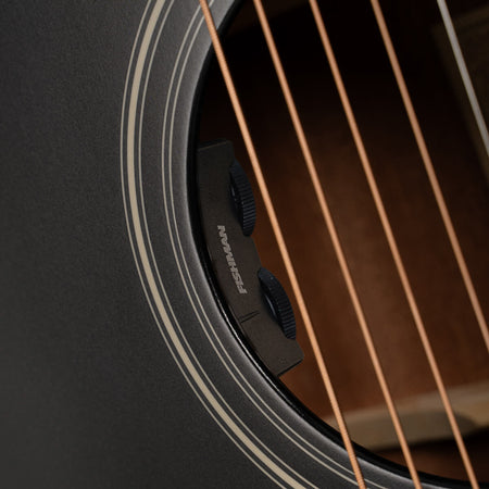 Cort L100OCF-CED Red Cedar Electro Acoustic in Black Satin