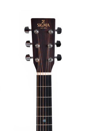 Sigma DTC-1E-SB Tilia Back and Sides Presys II in Sunburst