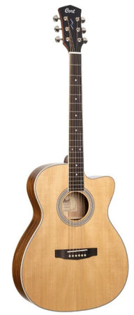 Cort Pure OCF All Solid Electro Acoustic in Natural Satin with Gig Bag