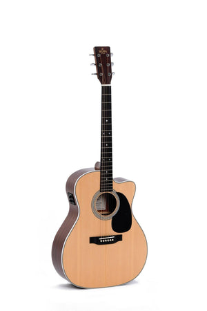 Sigma JMC-1E Jumbo Electro Acoustic Guitar in Natural - theguitarstoreonline