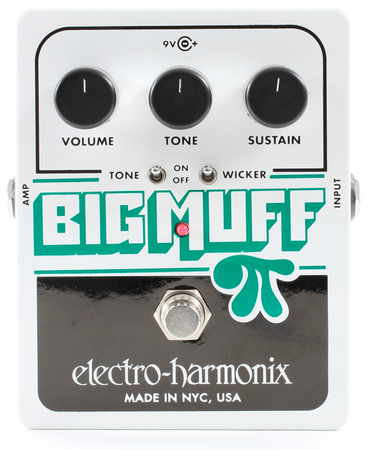 Electro Harmonix Big Muff Pi with Tone Wicker Fuzz Pedal - The Guitar Store - The Home Of Tone